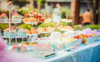 Bridal Shower Table Decor