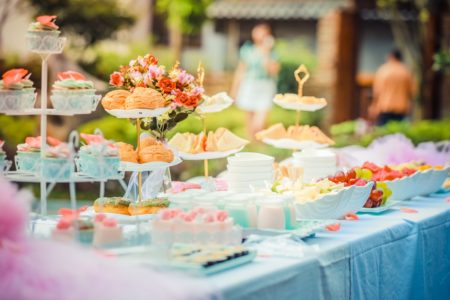 Bridal Shower Table Decor