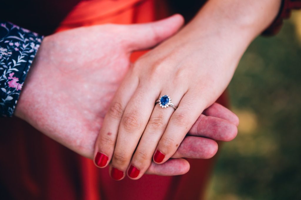 A Sapphire Themed Wedding Anniversary