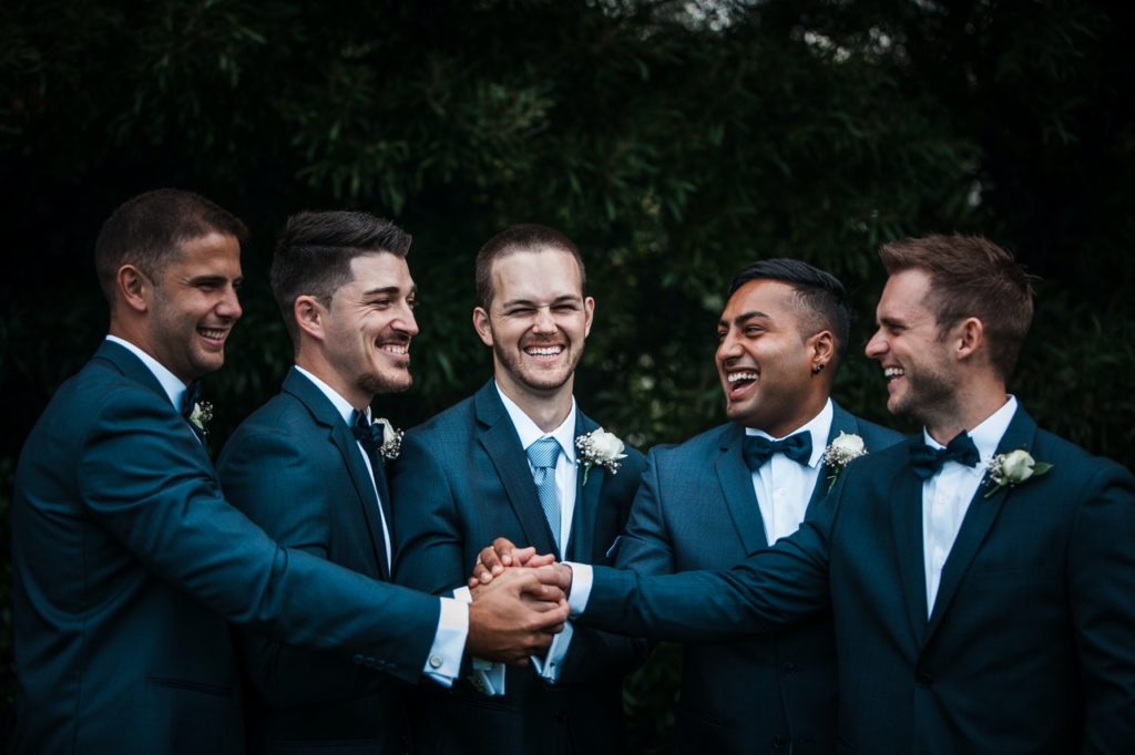 Groom with Groomsmen