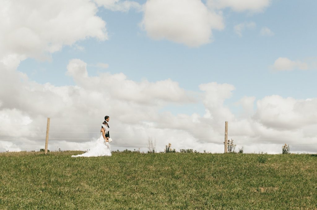 Wedding in a Filed